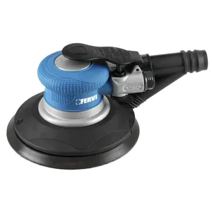 FERVI 0460 Air Orbit Sander, With Self-Integrated Suction, 3/32 Inch Orbit Size | CF3RJN