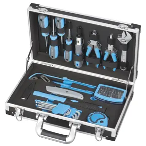 FERVI 0434 Tool Box, With Tools and Accessories, 400 x 270 x 120 mm Case Size, 54 pcs. | CF3RFP