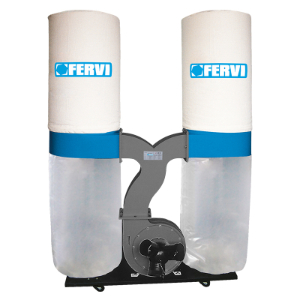 FERVI 0496 Dust Collector, 3900 Cubic Meter/Hour Flow Rate, 230V, 2.2 kW Motor | CF3RPN