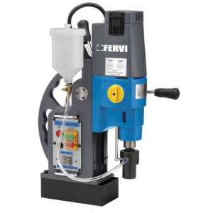 FERVI 0518/50 Magnetic Drill, 15000 N Magnetic Force, 220 mm Spindle Travel | CF3RLW