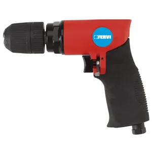 FERVI 0574 Reversible Air Drill, 10mm Chuck Dia., 1800 RPM | CJ4KVP