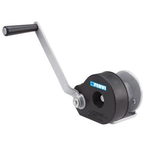 FERVI 0590 Hand Operated Winch, With Brake, 450Kg Max. Load | CJ4LED