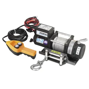 FERVI 0630/2200 Electric Winch, 1.5 - 3.6 m/min Speed, 12V, 1 kW, 1.3 hp DC Motor | CF3RRX