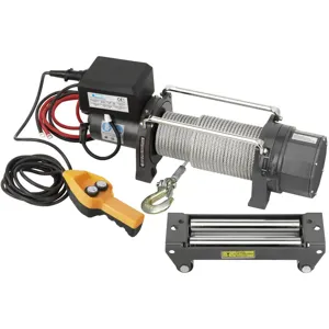 FERVI 0630/2720 Electric Winch, 1.3 - 4.5 m/min Speed, 12V, 1.3 kW, 1.8 hp DC Motor | CF3RRW