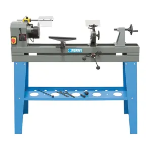 FERVI 0648 Lathe, 1000 mm Workpiece Length, 175 mm Centers Height, Wood | CF3RNV