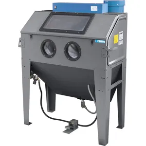 FERVI 0687 Vertical Sandblast Cabinet, With Vacuum, 6.5 To 7.5 Bar Pressure, 120Kg Capacity | CJ4LBX