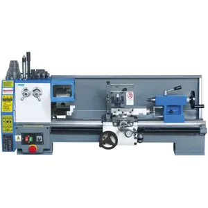 FERVI 0708 Gear Bench Lathe, 200 mm Swing over Bed, 20 mm Spindle Bore | CF3RLD