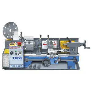 FERVI 0716S Mini Lathe, 200 mm Swing over Bed, 20 mm Spindle Bore | CF3RLE