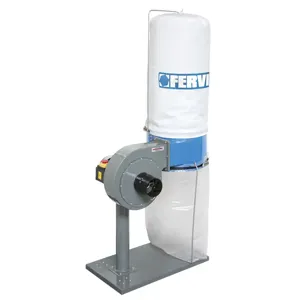 FERVI 0756 Dust Collector, 850 cu.m/hr., 100mm Inlet Size, 0.75kW | CJ4KYV