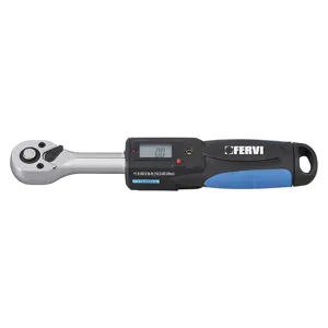 FERVI 0809/030 Electronic Digital Torque Wrench, 6/30Nm Capacity, 0.01Nm Readibility | CJ4KUB