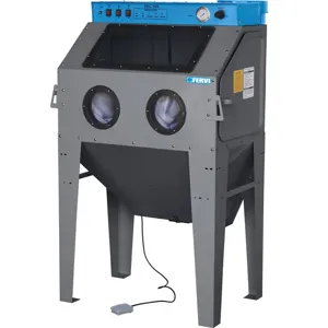 FERVI 0878 Vertical Sandblast Cabinet, With Vacuum, 1030 x 850 x 1640 mm Dimension | CF3RPX