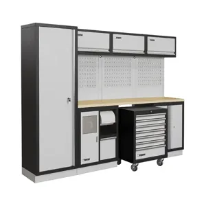 FERVI A007E Workshop Modular Furniture, 2640 x 498 x 2000 mm Size | CF3RDK