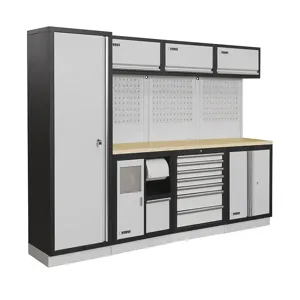 FERVI A007G Workshop Modular Furniture, 2640 x 498 x 2000 mm Size | CF3RDP