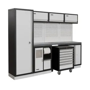 FERVI A008E Workshop Modular Furniture, 2640 x 498 x 2000 mm Size | CF3RDL