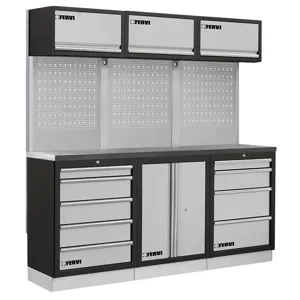 FERVI A008N Workshop Modular Furniture, 2040 x 498 x 2000 mm Size | CF3REB