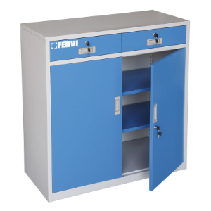 FERVI A300 Cabinet, With 2 Drawers, 1000 x 460 x 1000mm Dimension, Steel | CF3REV