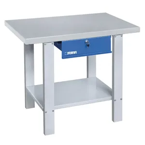 FERVI B015/10 Workbench Kit, With Top And Lockable Drawer, 1000 x 640 x 865 mm Size | CF3RCU