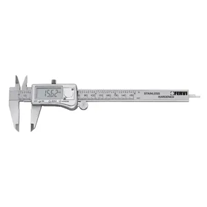 FERVI C033/300 Electronic Digital Caliper, 0 - 300 mm Range, 0.01 mm Reading, Stainless Steel | CF3TBZ