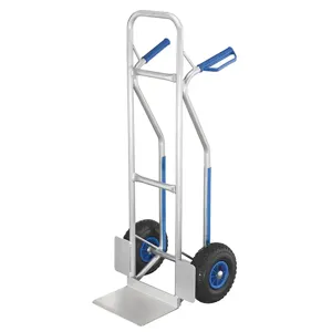 FERVI C182 Hand Truck, With Pneumatic Wheels, 200 kg Capacity, Aluminium | CF3RUD