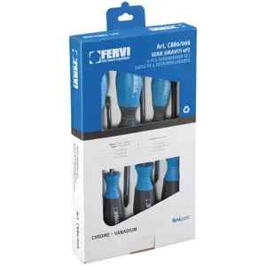 FERVI C880/006 Screwdriver Set, 6 pcs. | CF3RCL