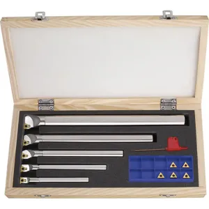 FERVI KISTCMT Solid Boring Bar Set, 90 Degree | CF3RZQ