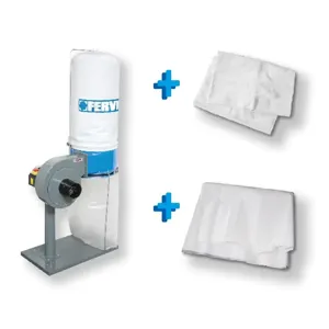 FERVI KIT0128 Dust Collector Kit, With Filter Bag, Plastic Bags, 10 pcs. | CF3RPR