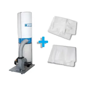 FERVI KIT0129 Dust Collector Kit, With Filter Bag, Plastic Bags, 10 pcs. | CF3RPQ