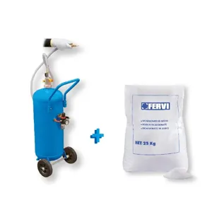 FERVI KIT0226 Soda Blaster Kit, With Soda Blasting Media, 18 L Capacity | CF3RQA