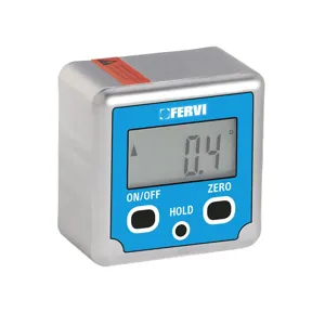 FERVI L085 Digital Level Box, 0 - 180 Degree Measuring Range, +0.1 / -0.1 Degree Accuracy | CF3TEJ