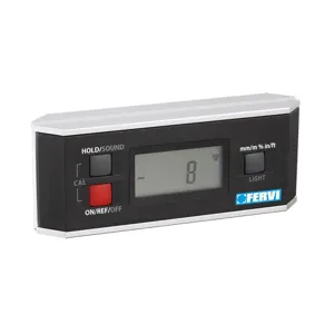 FERVI L090A Digital Level, 0 - 90 Degree Measuring Range, +0.15 / -0.15 Degree Accuracy | CF3TEG