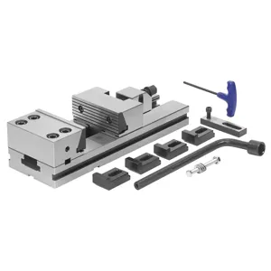 FERVI M011/150/300 Vise, 0.02 mm Accuracy, 150 x 60 mm Jaw Size, High Precision Steel | CF3RVK