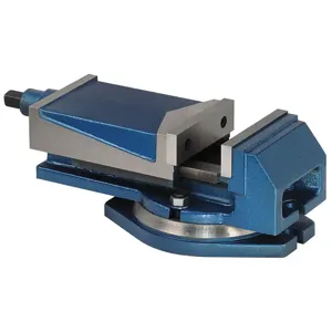 FERVI M023/100 Milling Machine Vise, With Swivel Base, 80 mm Opening, 100 x 35 mm Jaw Size | CF3RWA