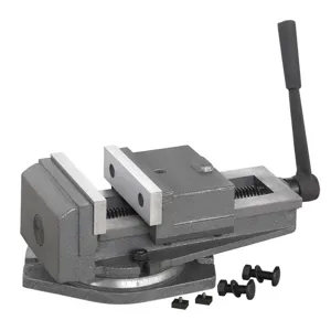 FERVI M024/136 Milling Machine Vise, With Swivel Base, 170 mm Opening, 136 x 32 mm Jaw Size | CF3RWE