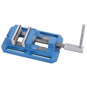 FERVI M027/100 Drill Press Vise, 110 mm Opening, 100 x 44 mm Jaw Size | CF3RWM