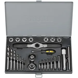 FERVI M029 Tap And Die Set, With Twist Drills, 27 pcs. | CF3TBU