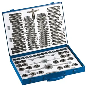 FERVI M218 Tap And Die Metric Set, 110 pcs., Tungsten Steel | CF3TBN