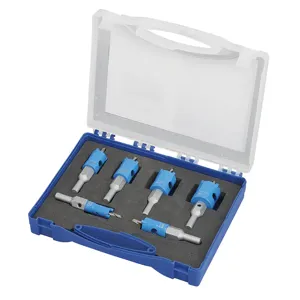 FERVI P076/006S Hole Cutter Set, 6 pcs., Carbide Tipped | CF3TAT