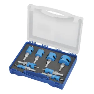 FERVI P076/008S Hole Cutter Set, 8 pcs., Carbide Tipped | CF3TAU