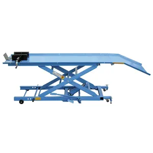 FERVI S008/M Hydraulic Motorcycle Lift Table, 400 kg Capacity, 195 - 750 mm Height | CF3RTB