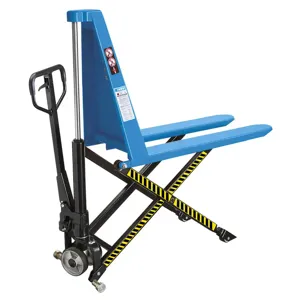 FERVI S2/800 High Lift Pallet Truck, 1000 kg Capacity, 85 - 800 mm Fork Height | CF3RUZ