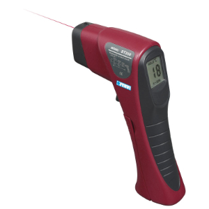 FERVI T064 Infrared Temperature Meter, Laser Pointer, 25 - 400 Degree C Range | CF3TEY