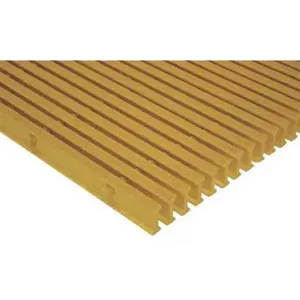 FIBERGRATE 872230 Fiberglass Pultruded Grating, Structural Grating, 1.5 Inch Overall Height | CP4ZNU 49AL13