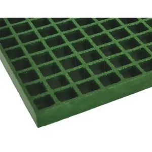 FIBERGRATE 879030 Grating Molded 2 Inch 4 x 12 Feet Square Mesh Green | AD6UWB 4ATV4