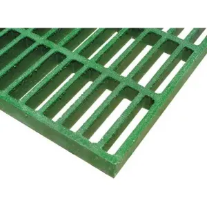 FIBERGRATE 878840 Grating Molded 1 Inch 10 x 3 Feet Rec Mesh Green | AD6UVF 4ATT3