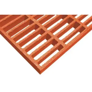 FIBERGRATE 878816 Fiberglass Grating 48 x 96 Inch Orange | AA7XYP 16U489