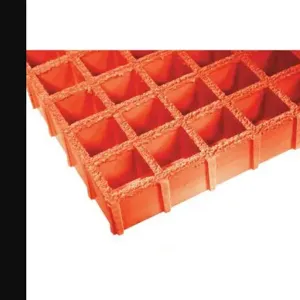 FIBERGRATE 878896 Fiberglass Grating 60 x 36 Inch Orange - Pack Of 2 | AA7XYT 16U492