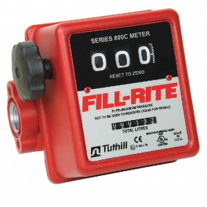 FILLRITE 807-CL Liquid Mechanical Flowmeter, 3/4 Inch FNPT Connection | AH2BQG 24KJ10