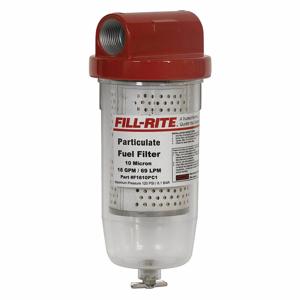 FILLRITE F1810PC1 Klarer Schalenfilter, 1 Zoll NPT, 4 1/2 Zoll Länge, Kraftstofftransferpumpen | CH9WLQ 48YA69