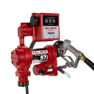 FILLRITE FR2411HL Fuel Transfer Pump, 24 VDC, 15 GPM GPM, 12 ft Hose Length, Cast Iron, Manual, 1/4 | CP4ZZN 48YA24