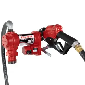 FILLRITE FR4210HB Fuel Transfer Pump, 12 VDC, 20 GPM GPM, 12 ft Hose Length, Cast Iron, Auto, 1/4 | CP4ZZE 48YA12